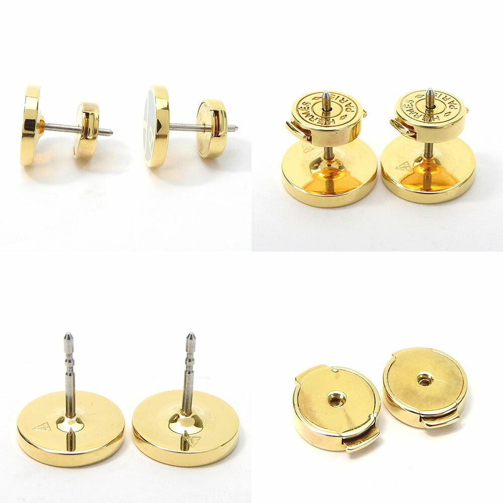 HERMES Pierce metal gold Chene Dunkle