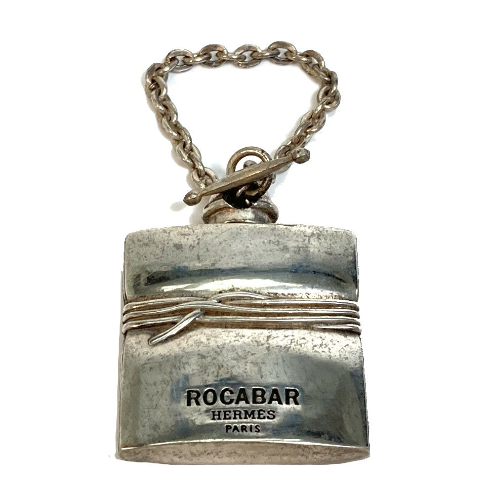 HERMES Bag charm Stainless Steel Silver Accessory Rocabal unisex(Unisex) Used Authentic