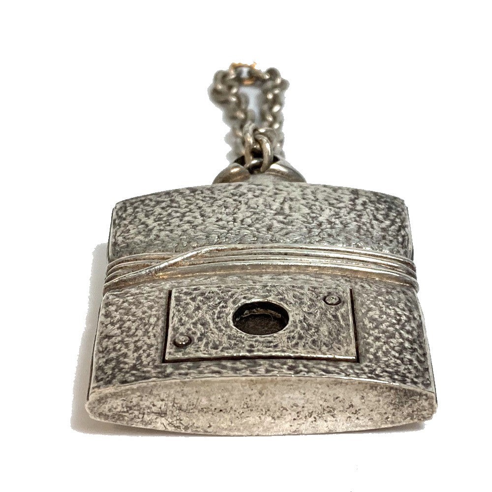 HERMES Bag charm Stainless Steel Silver Accessory Rocabal unisex(Unisex) Used Authentic