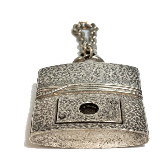 HERMES Bag charm Stainless Steel Silver Accessory Rocabal unisex(Unisex) Used Authentic