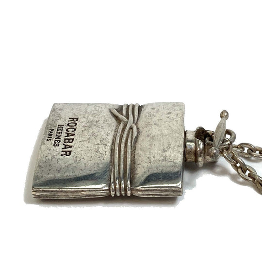 HERMES Bag charm Stainless Steel Silver Accessory Rocabal unisex(Unisex) Used Authentic