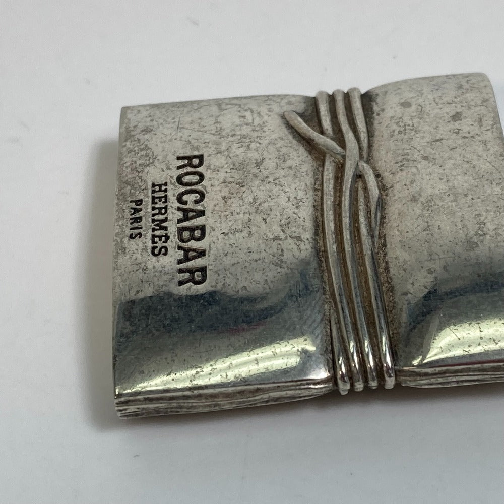 HERMES Bag charm Stainless Steel Silver Accessory Rocabal unisex(Unisex) Used Authentic