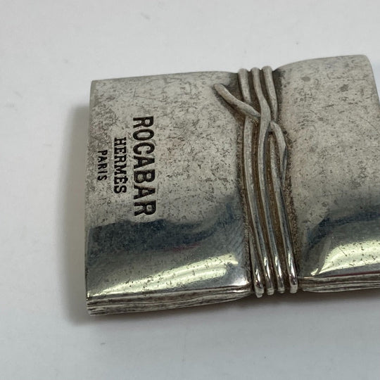 HERMES Bag charm Stainless Steel Silver Accessory Rocabal unisex(Unisex) Used Authentic