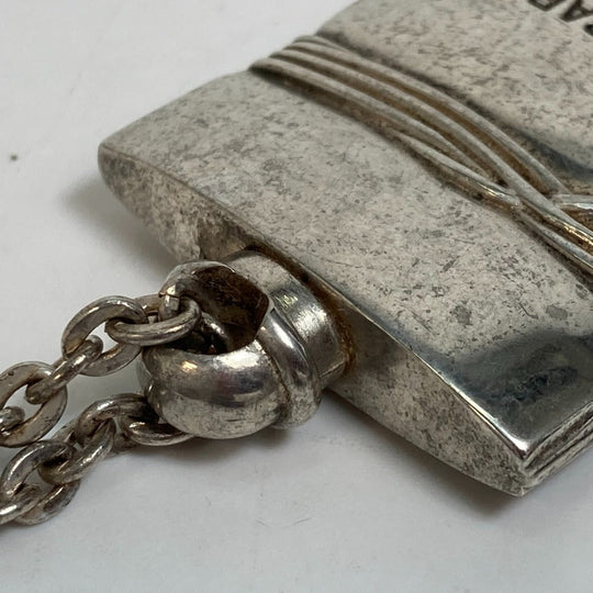 HERMES Bag charm Stainless Steel Silver Accessory Rocabal unisex(Unisex) Used Authentic