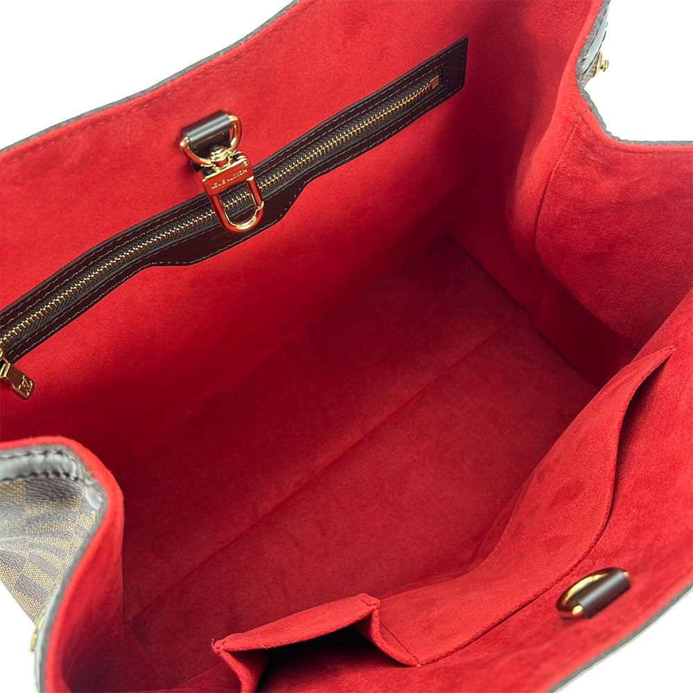 LOUIS VUITTON Tote Bag N51204 Damier Brown HamsteadMM Women Used Authentic