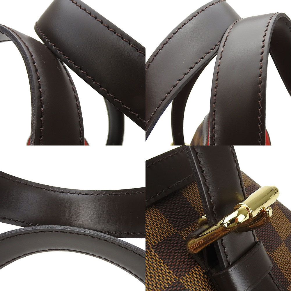 LOUIS VUITTON Tote Bag N51204 Damier Brown HamsteadMM Women Used Authentic