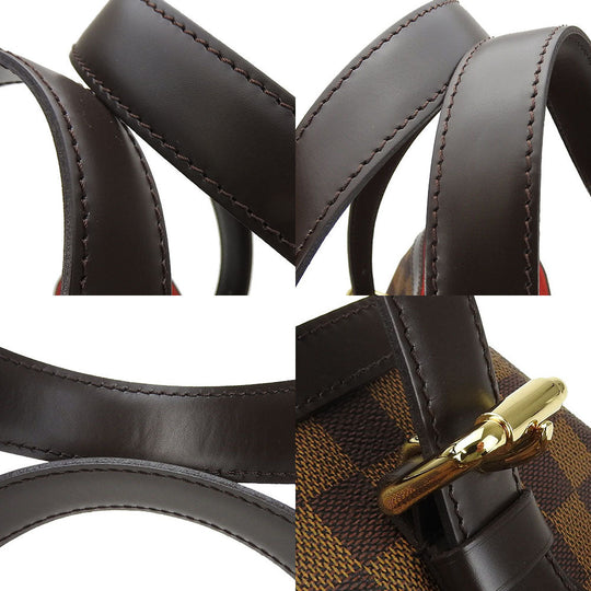 LOUIS VUITTON Tote Bag N51204 Damier Brown HamsteadMM Women Used Authentic
