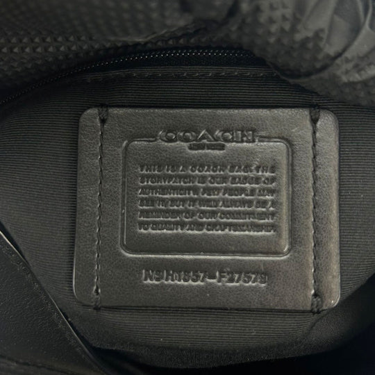 COACH Tote Bag F27579 Canvas, Leather black Women Used Authentic