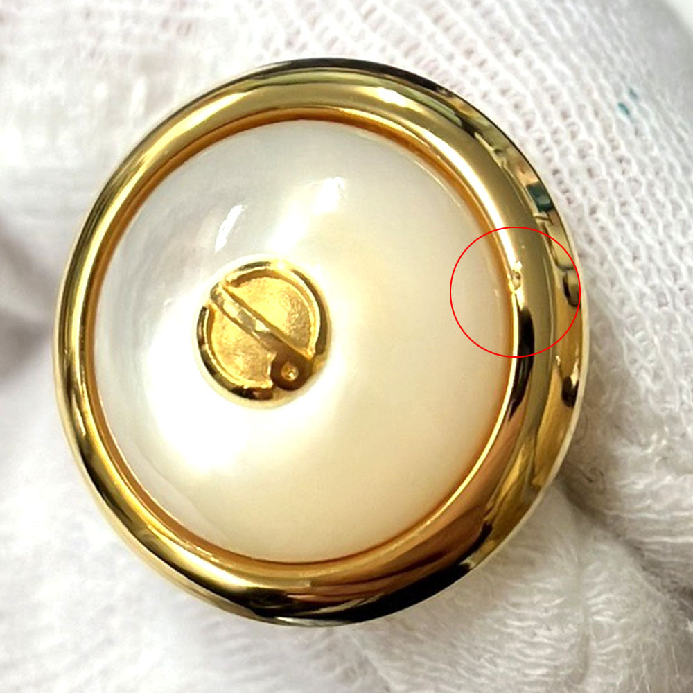 Dunhill cuffs Metal, Plastic gold mens Used Authentic