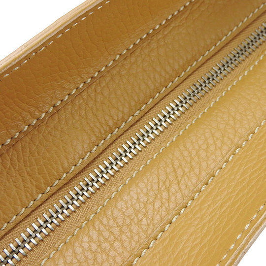 TOD�fS Tote Bag leather beige Women Used Authentic