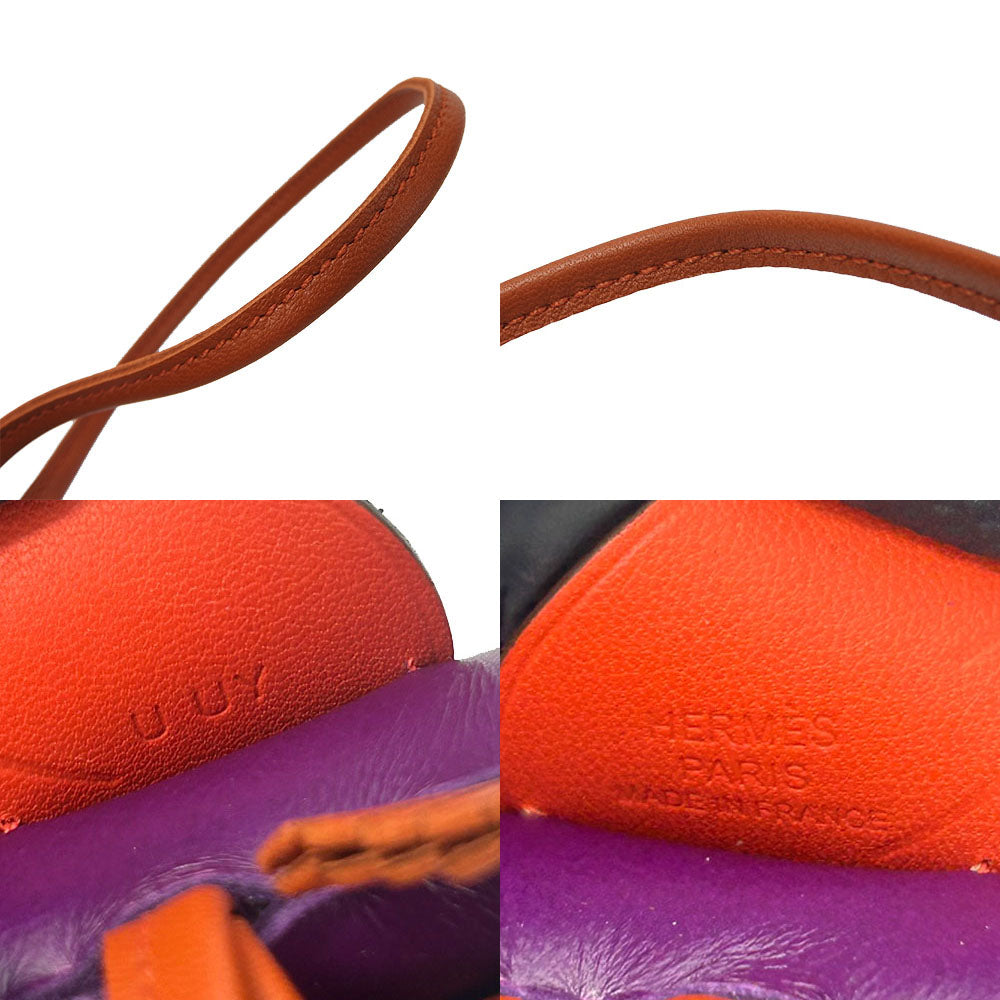 HERMES strap Anyo Miro multicolor Rodeo PM Pegasus Women Used Authentic