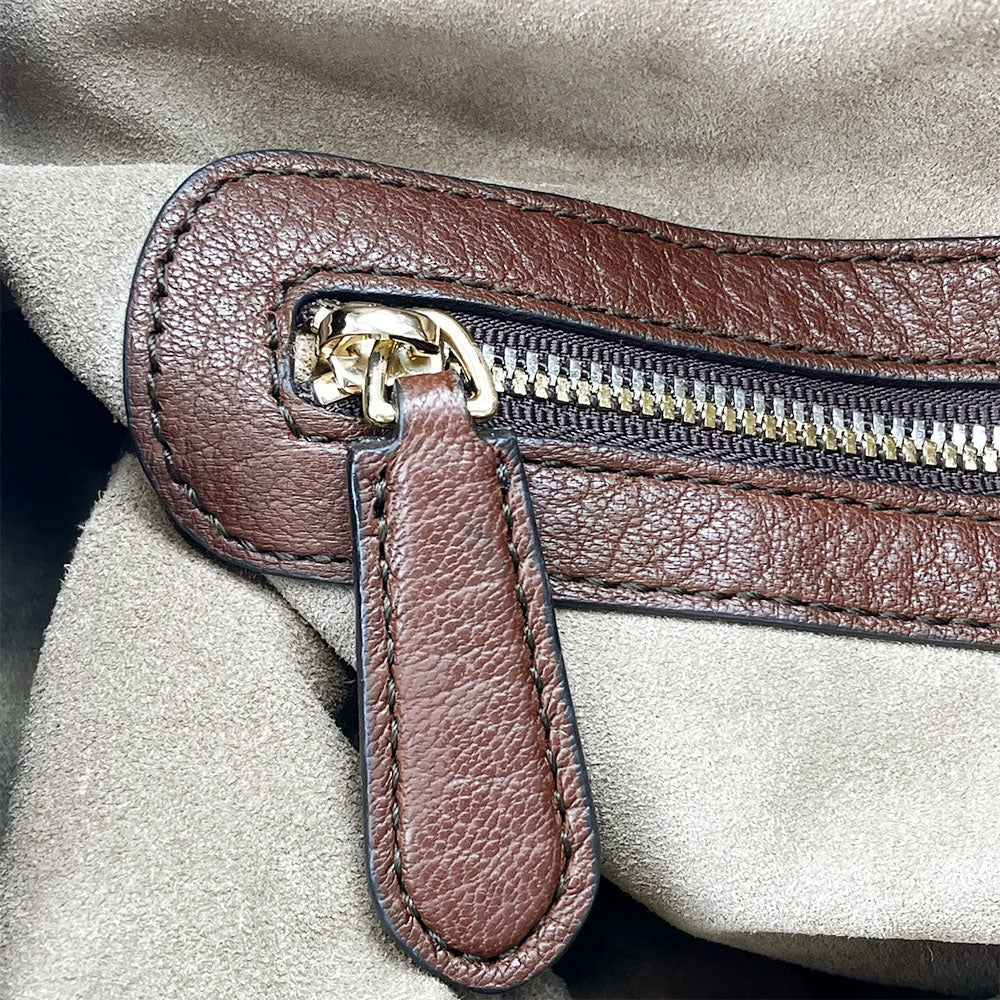 BALLY Tote Bag leather Brown unisex(Unisex) Used Authentic