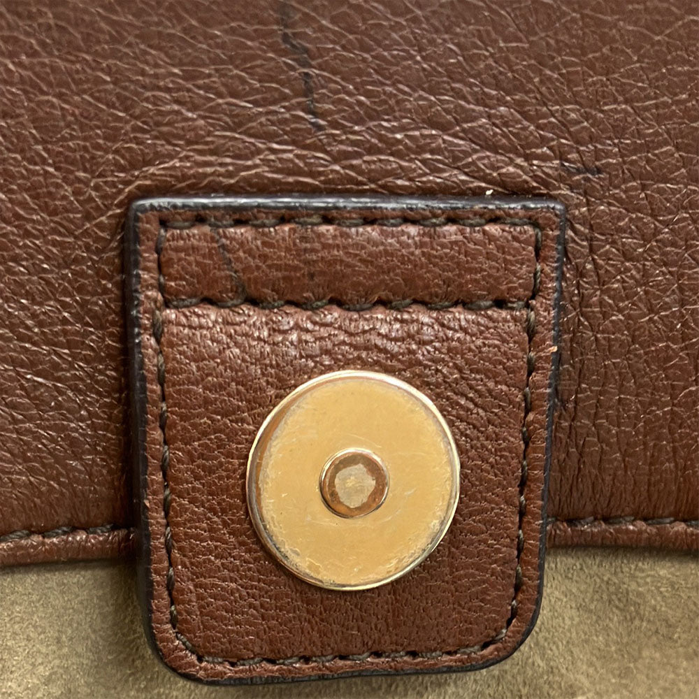 BALLY Tote Bag leather Brown unisex(Unisex) Used Authentic