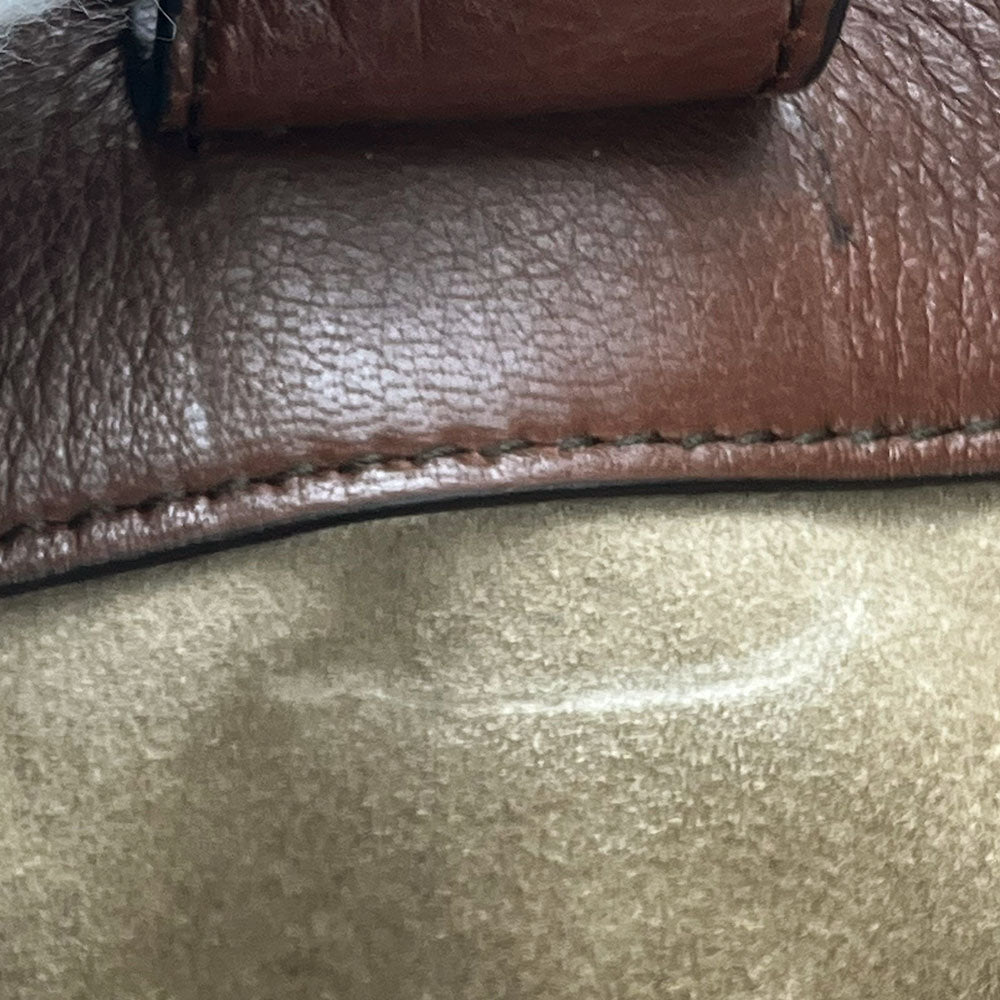BALLY Tote Bag leather Brown unisex(Unisex) Used Authentic