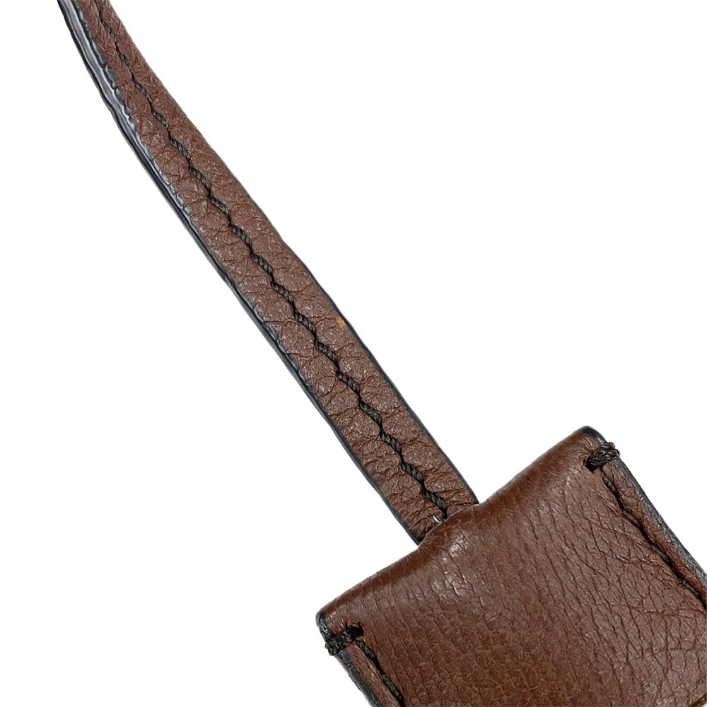 BALLY Tote Bag leather Brown unisex(Unisex) Used Authentic