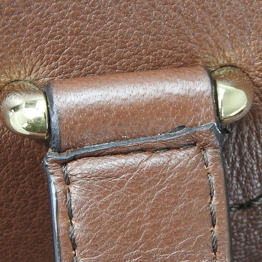 BALLY Tote Bag leather Brown unisex(Unisex) Used Authentic