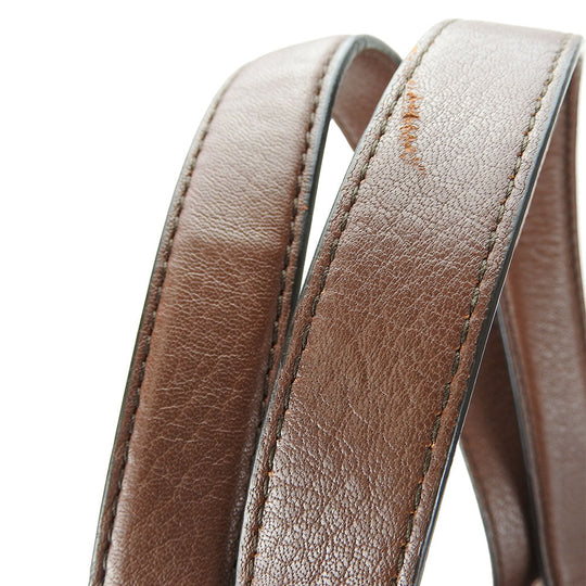BALLY Tote Bag leather Brown unisex(Unisex) Used Authentic