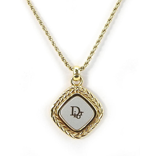 Christian Dior Necklace metal gold Women Used Authentic