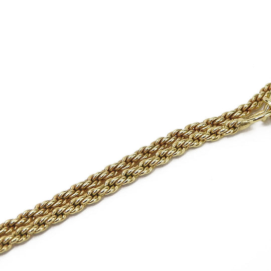 Christian Dior Necklace metal gold Women Used Authentic