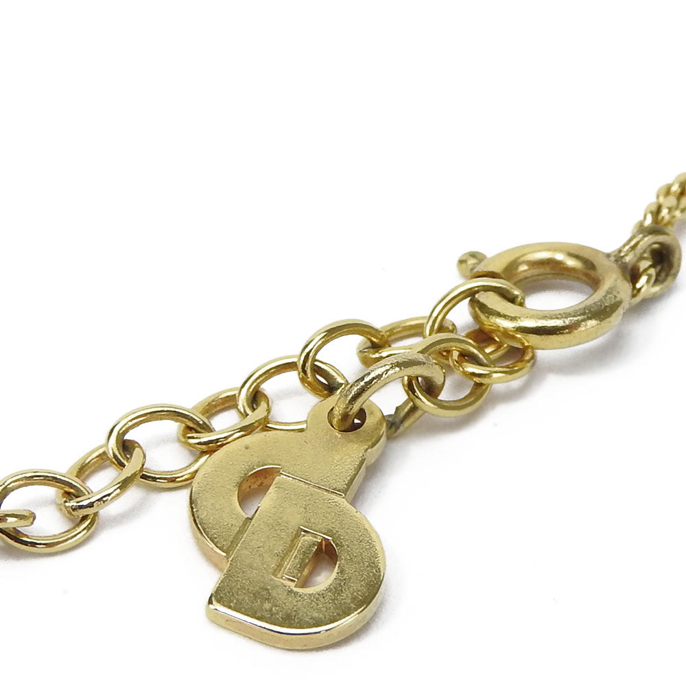 Christian Dior Necklace metal gold Women Used Authentic