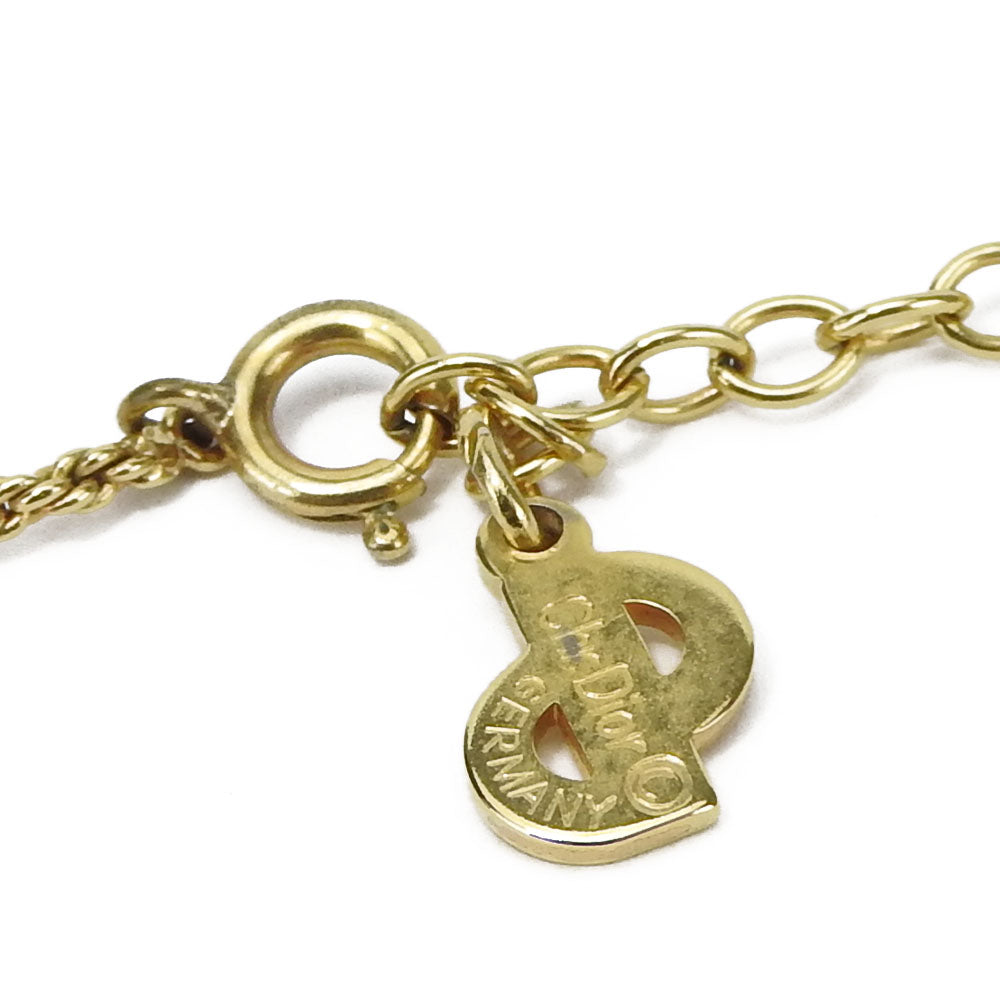 Christian Dior Necklace metal gold Women Used Authentic
