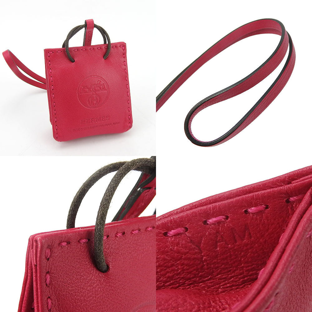 HERMES strap Anyo Miro Rose mexico sack orange Women Used Authentic