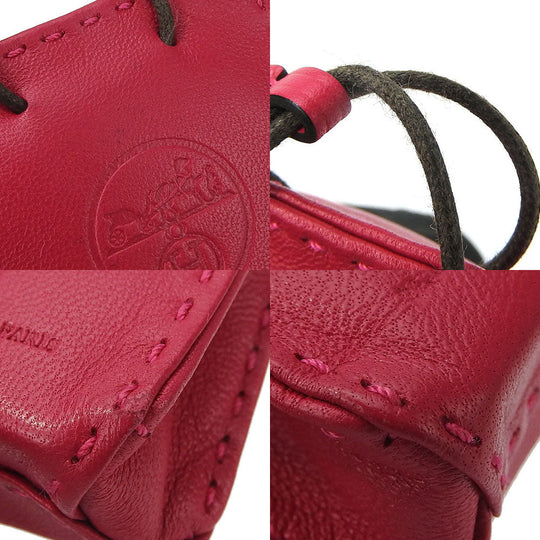 HERMES strap Anyo Miro Rose mexico sack orange Women Used Authentic