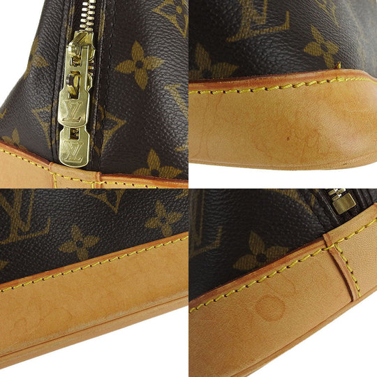 LOUIS VUITTON Handbag M51130 Monogram Brown Alma Women Used Authentic
