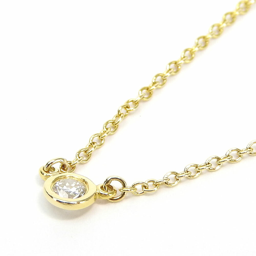 TIFFANY&Co. Necklace K18 yellow gold Yellow Gold Elsa Peretti By the yard Women Used Authentic