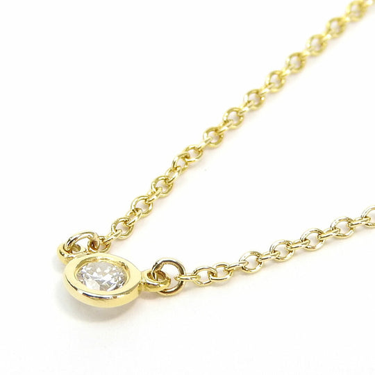 TIFFANY&Co. Necklace K18 yellow gold Yellow Gold Elsa Peretti By the yard Women Used Authentic