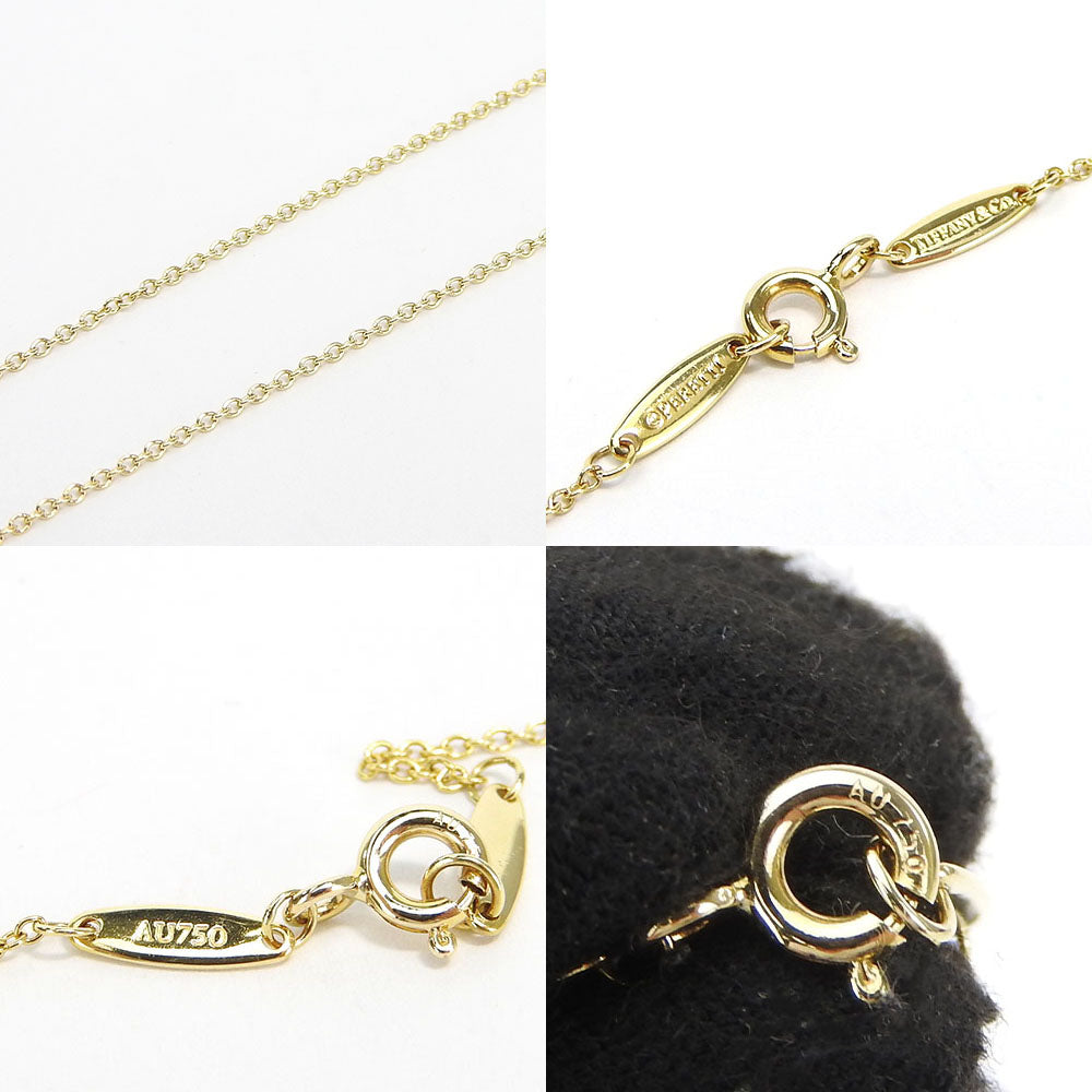 TIFFANY&Co. Necklace K18 yellow gold Yellow Gold Elsa Peretti By the yard Women Used Authentic