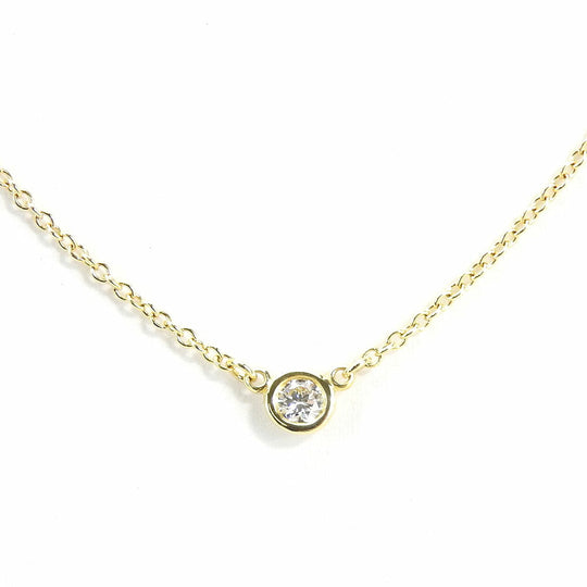TIFFANY&Co. Necklace K18 yellow gold Yellow Gold Elsa Peretti By the yard Women Used Authentic
