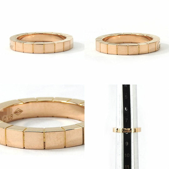 CARTIER Ring K18 Pink Gold Pink gold Laniere Women 48 Used Authentic