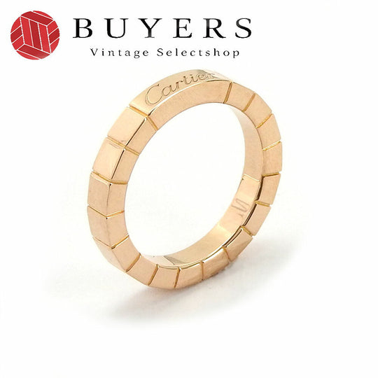 CARTIER Ring K18 Pink Gold Pink gold Laniere Women 48 Used Authentic