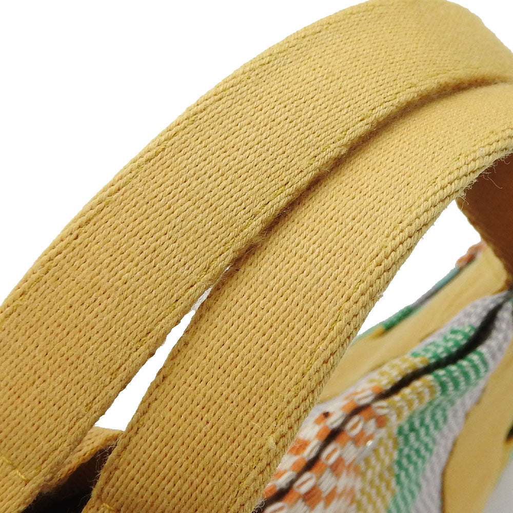 HERMES Handbag canvas multicolor Fool Toe Tote MM Women Used Authentic