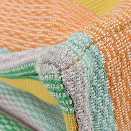 HERMES Handbag canvas multicolor Fool Toe Tote MM Women Used Authentic