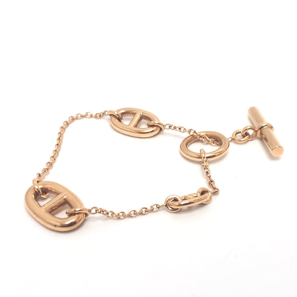 HERMES bracelet 18K Pink Gold gold Chene Dunkle Farandole