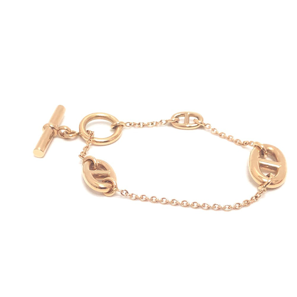 HERMES bracelet 18K Pink Gold gold Chene Dunkle Farandole
