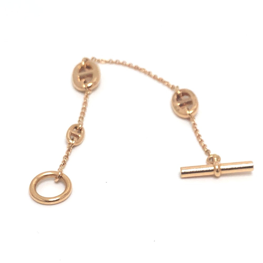 HERMES bracelet 18K Pink Gold gold Chene Dunkle Farandole