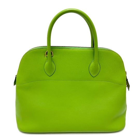 HERMES Handbag Vogarribar green Bored 37