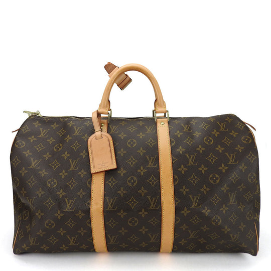 LOUIS VUITTON Boston Duffel bag M41426 Monogram Brown Keepall 50 unisex(Unisex) Used Authentic