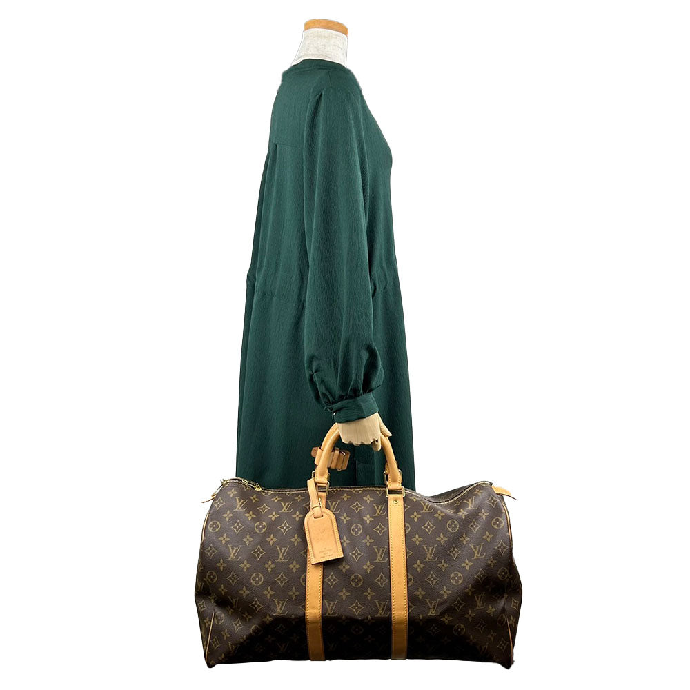 LOUIS VUITTON Boston Duffel bag M41426 Monogram Brown Keepall 50 unisex(Unisex) Used Authentic