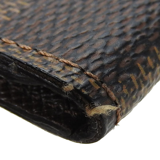 LOUIS VUITTON Key case Key holder  N62631 Damier Ebene Multicles4 unisex(Unisex) Used Authentic