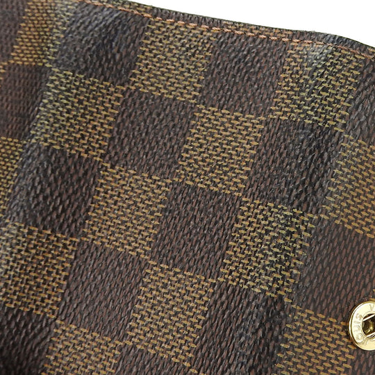 LOUIS VUITTON Key case Key holder  N62631 Damier Ebene Multicles4 unisex(Unisex) Used Authentic