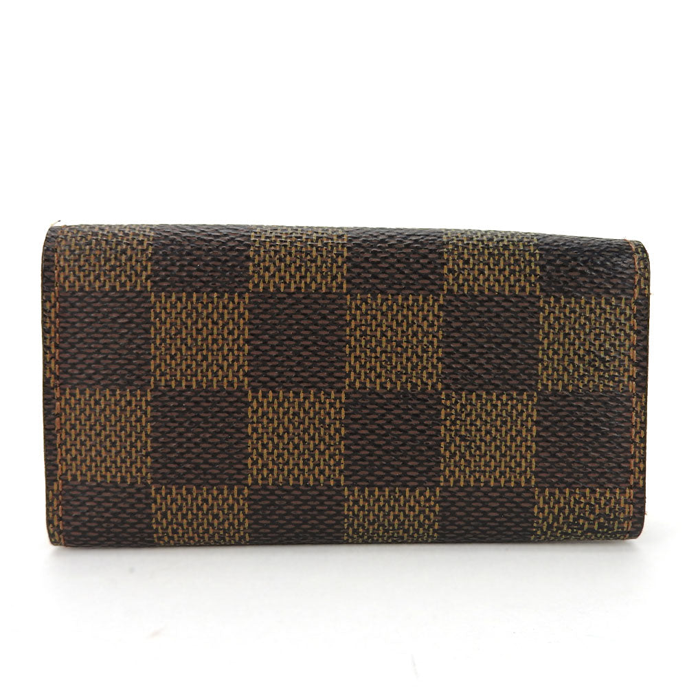 LOUIS VUITTON Key case Key holder  N62631 Damier Ebene Multicles4 unisex(Unisex) Used Authentic