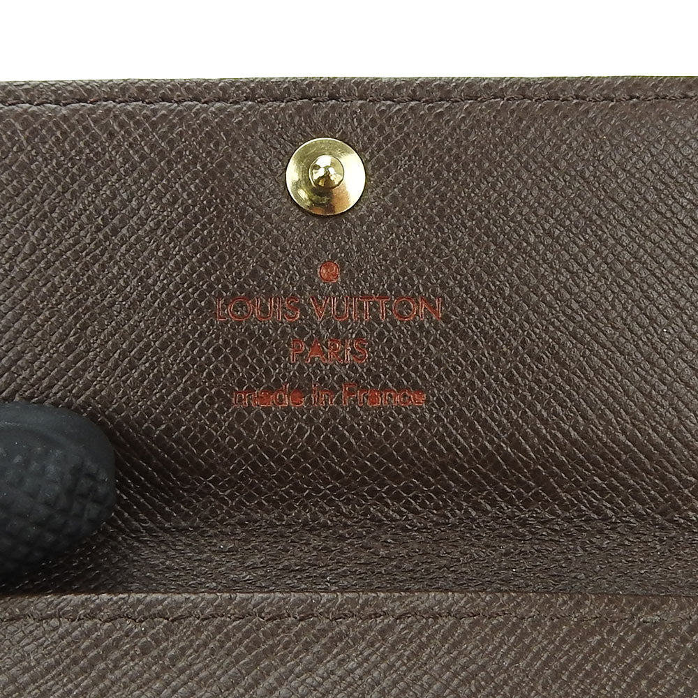 LOUIS VUITTON Key case Key holder  N62631 Damier Ebene Multicles4 unisex(Unisex) Used Authentic