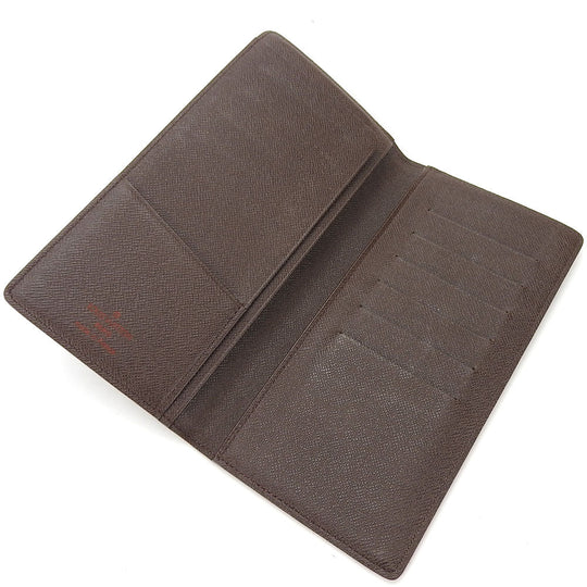 LOUIS VUITTON Bill Compartment N61823 Damier Brown Porto Barrut Cult Credit mens Used Authentic