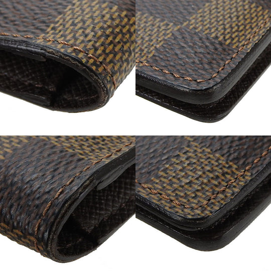 LOUIS VUITTON Bill Compartment N61823 Damier Brown Porto Barrut Cult Credit mens Used Authentic