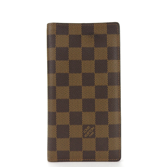 LOUIS VUITTON Bill Compartment N61823 Damier Brown Porto Barrut Cult Credit mens Used Authentic