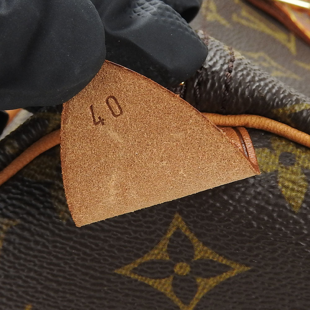 LOUIS VUITTON Handbag M41522 Monogram Brown Speedy 40 Women Used Authentic